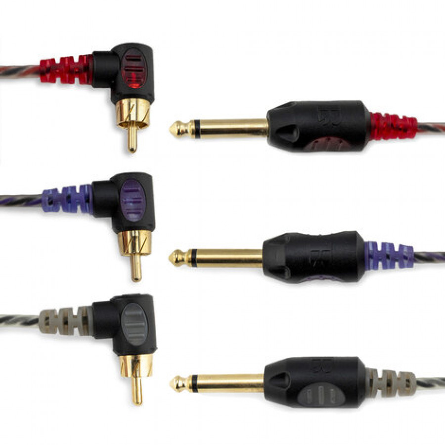 Bishop Premium Lightweight 90 Degree RCA Cord - 7 ft.